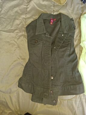 SO Olive Green  Utility Jacket